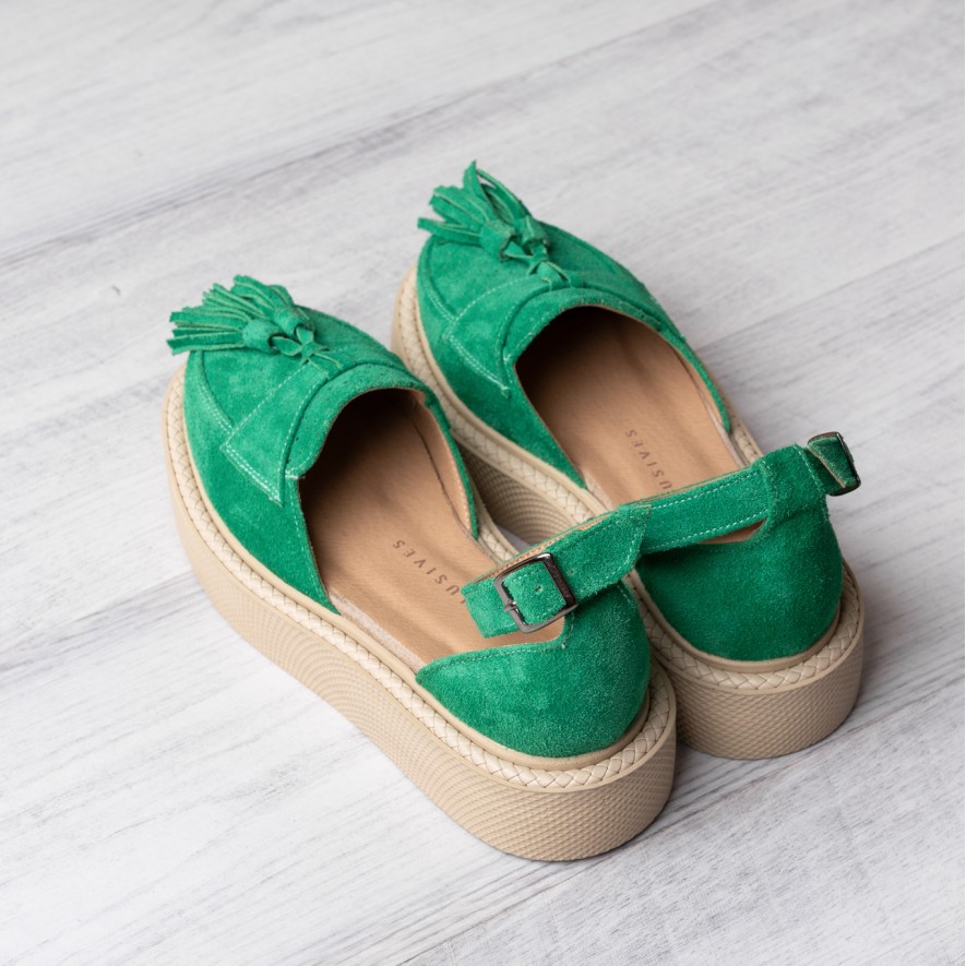     Pantofi - Augustino - Green